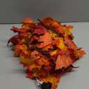 Thanksgiving Decorations Fall Maple Leaf String Lights 9FT Maple Leaves Lights 50 Orange Bulbs Lighted Fall Leaf Garland Lights Lighted Fall Garland Lights Halloween Fall Lights Indoor Outdoor