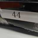 Christmas Santa Boots, Men's Wide Calf Santa Combat Boots with White Fur for Halloween Christmas Costume (Black)