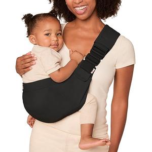 Ergobaby Upsie Sling Baby Carrier for Babies and Toddlers 648 Months (1745 lbs)  2Position Ergonomic Baby Carrier with Front Storage Pocket, HipHealthy Positioning  Onyx Black
