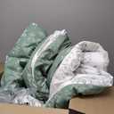 Bedsure King Comforter Set - Green Bed Set, 3 Pieces Cute Floral Bedding, 1 Soft Reversible Botanical Flowers Comforter and 2 Pillow Shams