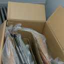 VASAGLE Bar Stools Set of 2, Counter Height Bar Stools with Back, Ergonomic Backrest, Synthetic Leather, Metal Legs, 24.8-Inch Tall Barstools for Kitchen Island Home Bar, Easy Assembly, Caramel Brown