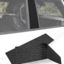 JROAD Bronco B Pillar Trim Cover Anti-Scratch Molding Covers Stickers Outer Rear Window Center Pillar Panel Cover Decals Compatible with Ford Bronco Decorative Exterior Accessories 4-Door,Carbon Fiber