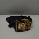 CVLIFE Outdoor Chest Bag for Men, Tactical Chest Pack, Adjustable Running Vest Bag, Lightweight Anti-theft EDC Rig for Hiking (Khaki)