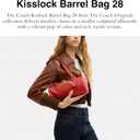 COACH Kisslock Barrel Bag 28