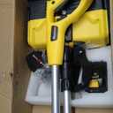 21V Cordless Snow Shovel,Brushless Electric Snow Blower,4Ah Battery Powered Snow Removal Tool, Lightweight Design (Yellow)