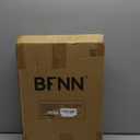 Free Standing Foldable Dog Gate, 16.5" High Step-Over Metal Short Pet Gate, Up to 48" Wide Puppy Fence for Stairs and Doorways, Indoor & Outdoor Use, No Drilling and No Assembly, Black