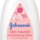 Johnson's Baby Skin Nourish Baby Lotion for Dry Skin + Coconut & Honeysuckle Scents, Moisturizing 24-Hr Lightweight Lotion for Babies, Kids & Adults, Hypoallergenic, Non-Greasy, 16.9 fl. oz