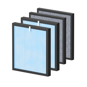 HSP001 Replacement Filter Compatible with HATHASPACE HSP001 Smart Air Purifiers, 4 Stages Filtration with H13 True HEPA and Activated Carbon Pre-Filter, 2 Pack