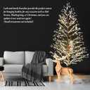 6FT Lighted Birch Tree with 1300 LED Lights, Twinkle Light Brown Christmas Tree with Timer IP44 Waterproof for Indoor Outdoor Festival Wedding Party Christmas Decorations