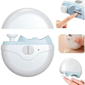 Electric Smart Nail Clippers for Adults & Elderly - Rechargeable 3-Speed Automatic Toenail Trimmer with Polisher, Built-in Light & Catcher Container - High Performance for Hard Thick Nails