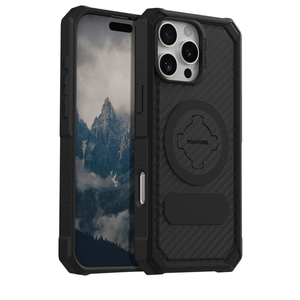 Rokform Rugged Case Compatible with iPhone 16 Pro Max, Magnetic Cover (Black)