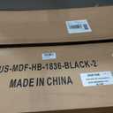 A PLUS MAX 18x36 Picture Frame Set of 2 Black Light Weight Wall Mount