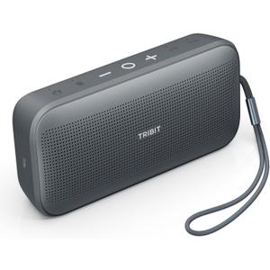 Tribit StormBox Flow Bluetooth Speaker, Portable Wireless Speaker with XBass, 30H Playtime, IP67 Waterproof, Bluetooth 5.3, TWS, Custom EQ, Type-C for Outdoor Travel Beach