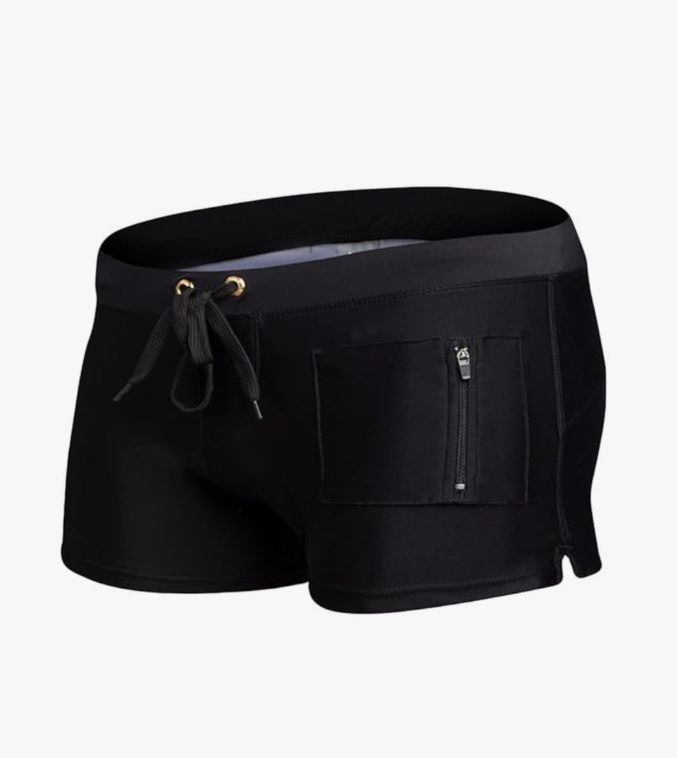 Letuwj Mens Swim Trunks Quick-Drying Elastic Band, Size Medium