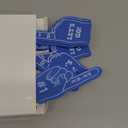 Sinmoe 24 Pcs Mini Foam Finger Baseball Fan Mini Foam Finger, We're #1 Sports Themed Party Supplies for Baseball Hockey Football Basketball Events Team Gifts(Dark Blue)