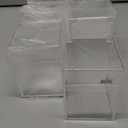 Mlikero Card Deck Cases, 6 Pack Acrylic Commander Deck Box Holding 100+ Sleeved Cards with 6 Dividers, Clear Card Storage Box Fit for MTG, TCG, Sports Cards