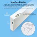 11.3 Inch Stretched Bar Monitor - One Cable Connection(No HDMI Needed) FHD IPS 1920x440 LCD Display, PC Secondary Screen for Aida64 CPU GPU RAM Tep Monitoring for Windows 10/11 Only -White