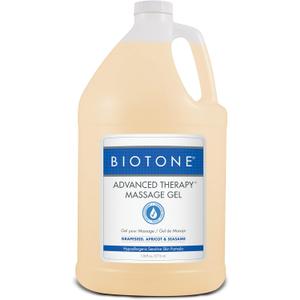 BIOTONE Advanced Therapy Massage Gel, Smooth, Silky Glide Without the Oil Feel, Ideal Workability, Nut-Oil Free, Hypoallergenic (128 Fl Oz (Pack of 1))
