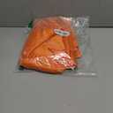 10 x 7 Feet Orange Backdrop Curtain for Partie, Background Curtains for Photoshoot, Birthday, Wedding, Halloween, Thanksgiving, Christmas, New Year Party Decorations 5Ft x 7Ft, 2 Panels