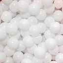MoonxHome Ball Pit Balls for Toddlers, BPA Free Crush Proof Plastic Toy Balls for Ball Pit, Children's Pool Water Toys, Macaron Ocean Balls for Play Tent 2.15 Inch