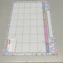 Ashley Productions ASH91041 Smart Poly Chart, Confetti Calendar, Polypropylene (PP), 13" x 19"