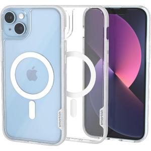 Smartish iPhone 14 Plus Slim Case - Gripmunk Compatible with MagSafe [Lightweight + Protective] Thin Grip Cover - Nothin' to Hide