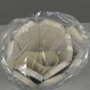 Foldable Stone Bath Mat, Diatomaceous Earth Mat, Quick Dry Slatted Shower Mat, Non-Slip Bathroom Floor Mat with Portable Design for Tub, Sink, and Entryway  23.8" x 15.3", Gray White