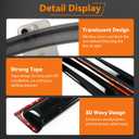 PLDDE in-Channel Rain Guards Compatible with 02-08 Dodge Ram 1500 Quad Cab