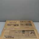 Art3d Decorative Ceiling Tile 2x2 Glue up, Lay in Ceiling Tile 24x24 Pack of 12pcs Spanish Floral in Black