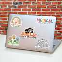 2 x Smile You are On Dash Cam Sticker Funny Warning Sign Camera CCTV Decals Sticker, Vinyl Waterproof Stickers for Car, Truck, Van, Windowns, Camera Area, CCTV, Gifts Ideas for Friends (5inches)