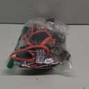 rabbitgoo Dog Harness No Pull with 2 Leash Clips, Adjustable Soft Padded, Reflective Oxford No Choke Pet Vest with Easy Control Handle for Large Dogs, Black & Red, L