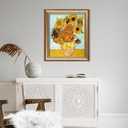 DECORARTS Vincent Van Gogh Wall Art Framed, Twelve Sunflowers, 30x26''