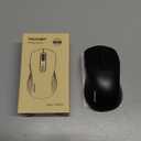 TECKNET Bluetooth Mouse, USB + BT1 + BT2 Wireless Mouse for Laptop, Silent Click, Ergonomic Design, 4800 DPI Computer Mice Wireless, Dual Mode for Laptop, Computer, iPad, MacBook (Black)