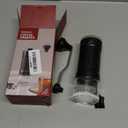 Mini Manual Coffee Grinder with 40 Adjustable Settings, Portable Hand Coffee Bean Mill with 30g Capacity, Conical Burr Coffee Grinder with Crank for Travel, Camping, Office, Espresso, Pour Over, etc (M01 Black)