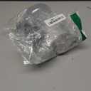 HealSmart 4'' Inline Booster Fan, 100 CFM Duct Fan for HVAC Ventilation, Bathroom, Basemen and Attics, Silver