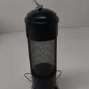 LCSEVEN Bird Feeders for Outdoors Squirrel Proof with Weight-Activated Perches, Hanging Bird Feeder for Outside, Metal Feeder for Wild Cardinal, Finch, Blue Jay, Chickadee, 3LB Seed Capacity, Green