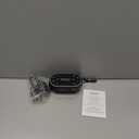 HOUSBAY Glow Small Alarm Clock Radio for Bedrooms with 7 Color Night Light, Dual Alarm, Dimmer, USB Charger, Battery Backup, Nap Timer, FM Radio with Auto-Off Timer for Bedside (Black)