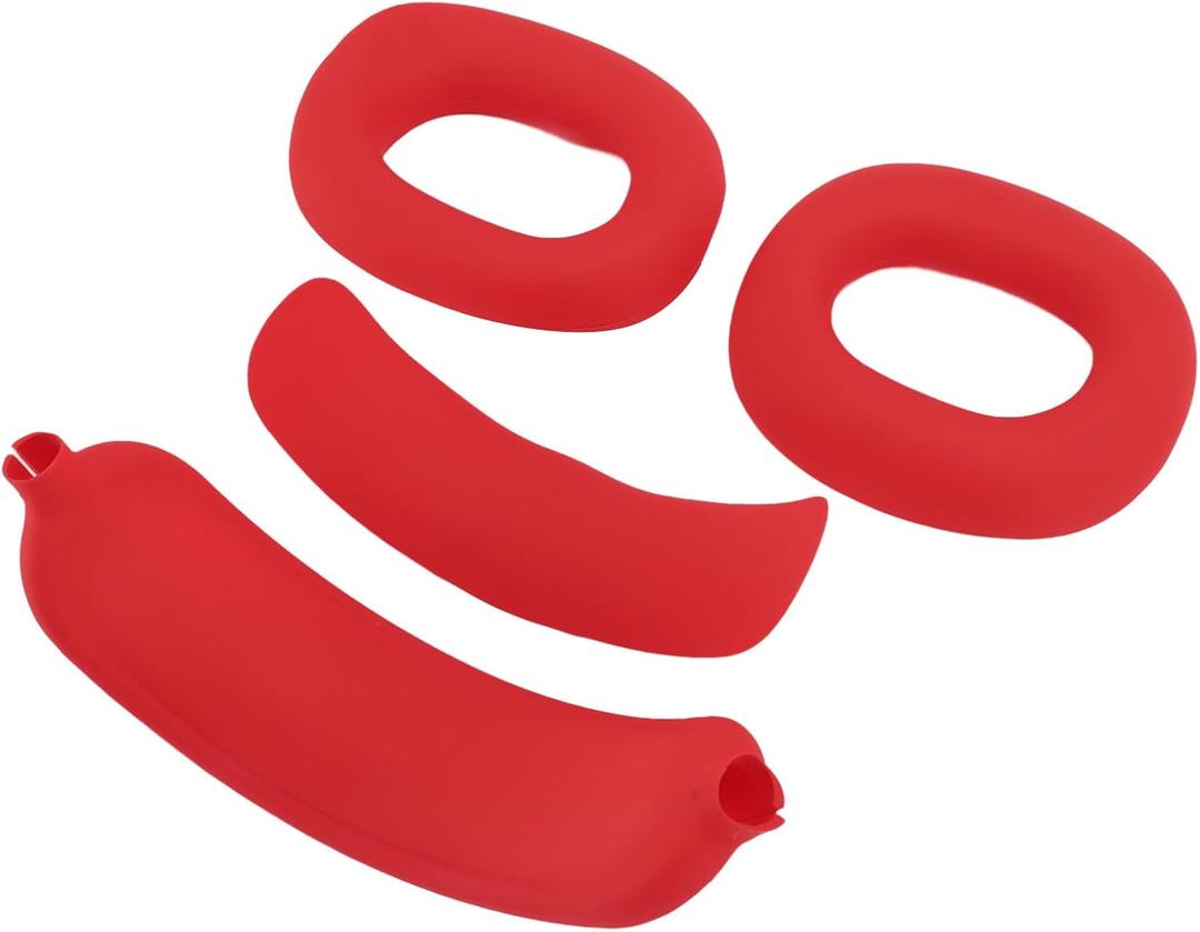 Headband Earpads Cover Set, Easy Installation Soft Headphone Headband Cover Silicone Replacement for Headphones (Generic9voi5zm8pg-14)