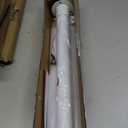 1.3 Inch Diameter Closet Rods for Hanging Clothes, Metal Heavy Duty Closet Rod 17-64 Inch Adjustable, White Closet Bar for Hanging Clothes, Suitable for Closet, Wardrobes, Bathroom, Windows