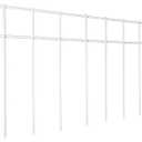Adavin White Animal Barrier, 20 Pack No Dig Fence,Underground Garden Fencing, Pet Dog Rabbits Fences Panel, Galvanized Steel Stakes 2 inch Spike Spacing,Outdoor Yard Patio.Total 33.5 Ft(L) X 10 in(H)