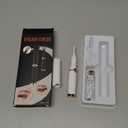 Heated Eyelash Curler - 2 in 1 Clip-Type Eyelash Curlers - Electric Eyelash Curler Rechargeable for 24H Long Lasting, 3 Heating Modes, 8S Fast Heating, Makeup Tool Gifts for Women Girls, White-DB