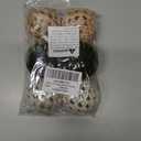 6 Pcs Green White Crochet Christmas Ornaments Ball Rustic Farmhouse Xmas Tree Decoration 2.36 Inch Neutral Handmade Knitted Xmas Tree Hanging Supplies for Winter Holiday Indoor Home Party Decor