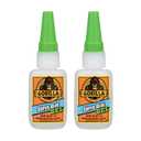 Gorilla Super Glue Gel, Clear Glue, 20 Gram (Pack of 2) - All Purpose and Fast Setting for Projects and Repairs