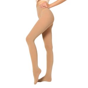FZPZP Women's 80 Denier Nude Semi Opaque Tights High Waist Soft Solid Color Nylons Footed Pantyhose Stocking XX-Large-3X-Large (XXXL)