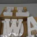 6 Pcs Diwali Light up Letters 6.3 Inch Battery Powered Letter Sign Diwali Decor for Home Mandir Table Decoration Items Marquee Night Lights Indian Hindu Pooja Room Light for Puja Party Festival Gifts