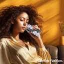 for Samsung Galaxy A56 Case Flowers [Buffertech 6.6ft Military-Grade Drop Protection] [Anti Peel Off Tech] Clear TPU Bumper 5G Phone Case Cover DesignFoliolosa