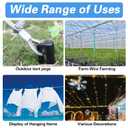 1/8" Wire Rope KitSteel Wire Cable200FT Turnbuckles for Cables WireVinyl Coated Stainless Steel Cable Wire for Outdoor,Garden,Kitchen,Craft with Turnbuckle