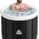 Moyanne Ice Bath Tub,155 Gallons Inflatable Cold Plunge Tub for Athletes' Recovery - Portable Outdoor Polar Pod Recovery Solution,39.3'' x 29.5''