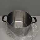 KitchenAid Stainless Steel Stockpot with Measuring Marks and Lid, 8 Quart, Brushed Stainless Steel