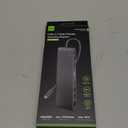 USB C Docking Station Minthouz 12-in-1 Docking Station 3 Monitors, USB Hub with DisplayPort/HDMI/VGA, PD, USB 2.0/3.0, Gigabit Ethernet, SD/TF, Audio Jack USB C Dock for Windows & Mac